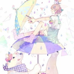 卡通可爱少女图片清新卡通头像简约清新图片
