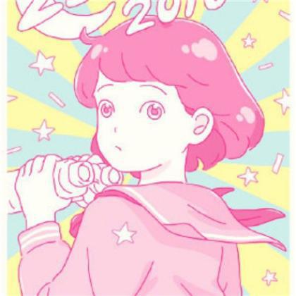 卡通情侣头像二次元少女心一对两张
