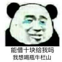 暴走熊猫借钱表情图片能借我一块钱吗我想买小布丁表情包下载乐游网游戏下载