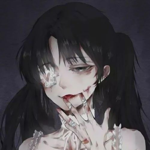 动漫女头你看自由这个词,长得就条条框框