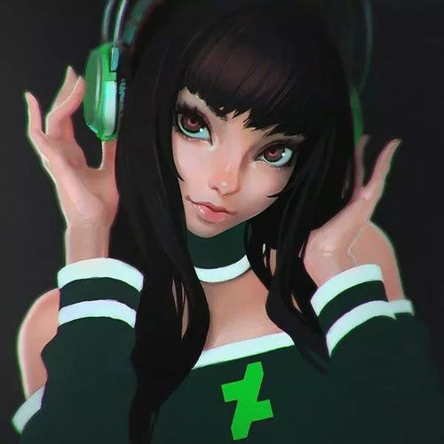 卡通人物头像女孩唯美俄罗斯
