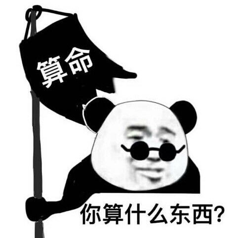 你算个什么东西熊猫头