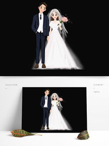 图片免费下载卡通婚纱照素材卡通婚纱照模板千图网