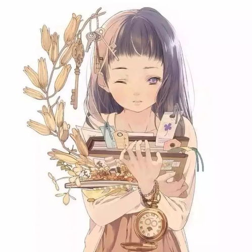 动漫女生头像相遇是春风十里,原来是你
