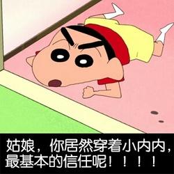 蜡笔小新请求加入你的表情库参加战斗小姐,我是来偷你的心的