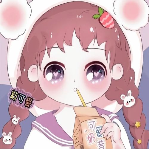 微信头像三人闺蜜头像,单人动漫头像q版可爱画风