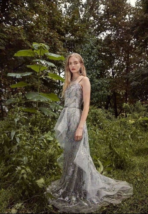 欧美范森林系仙女裙