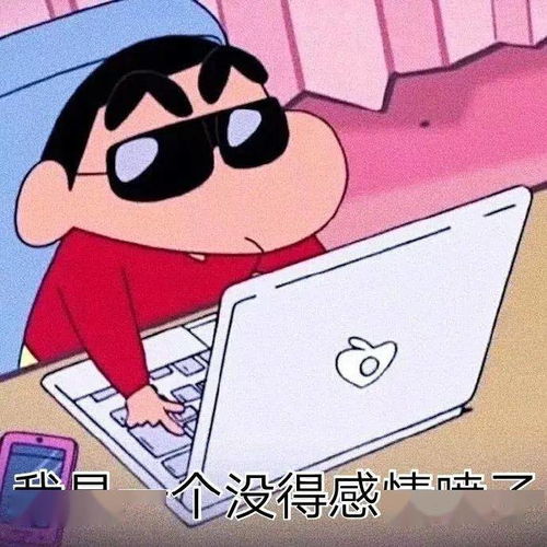 蜡笔小新表情包我是一个没有感情喷子