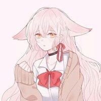 狐耳女生金发漫画头像微信头像图片大全