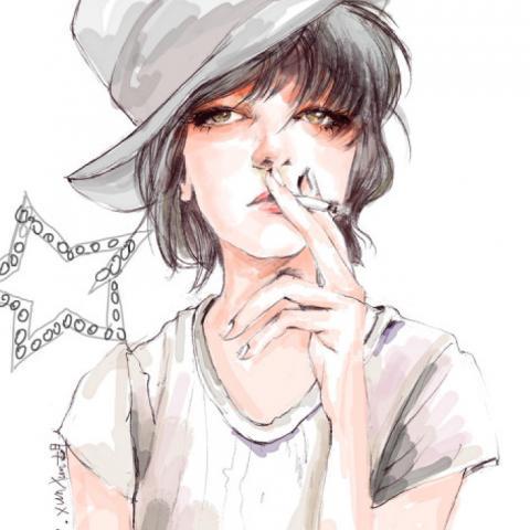 一组超级御姐范的手绘动漫女头