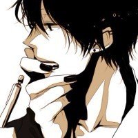 求几张冷酷又帅气的动漫男生头像,喜欢黑白的,谢了