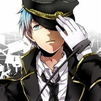 急求动漫男生戴帽子的qq头像