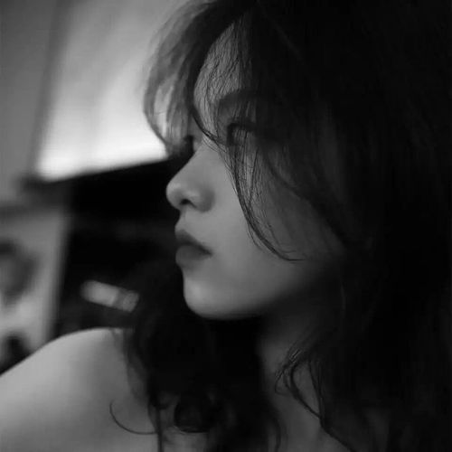 男女生黑白动漫头像超好看的黑白手绘头像合集