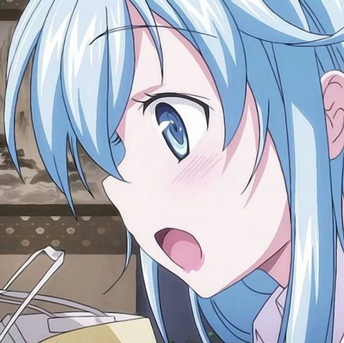 适合夏天的蓝色系动漫女头