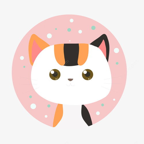 卡通可爱的猫咪头像矢量图设计图片免费下载页面网页平面电商创意素材圆形标签素材