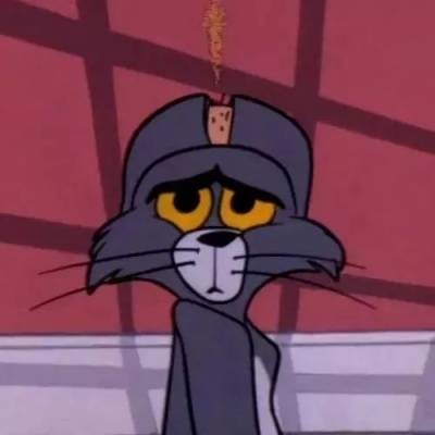 汤姆杰瑞情侣头像高清一对可爱猫和老鼠情头一左一右