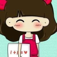 微信头像卡通女呆萌可爱小女孩