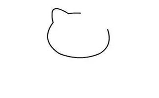 可爱猫头像画法卡通画法