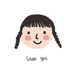 求这个卡通小女孩头像去帽子男生版