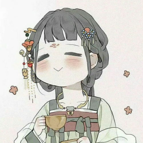 古风女头他是暗不下来的黄昏也是明不起来的清晨