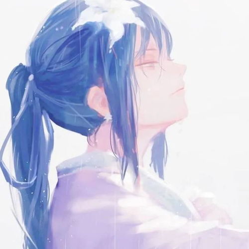 蓝色系仙女卡通真人