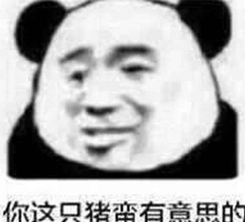 超级搞笑的熊猫头表情哪里来的浪花在这里biabia