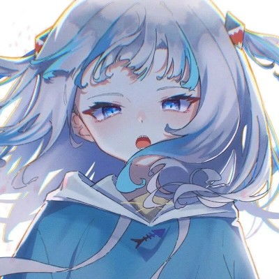 蓝色系动漫头像梦幻的色彩,始终在保持浪漫