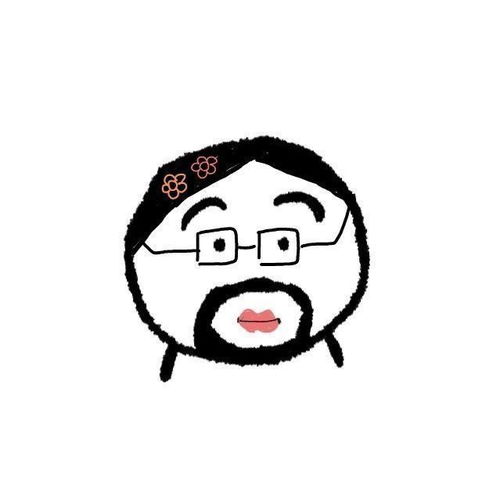 黑白简约动漫沙雕头像
