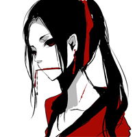 有没有霸气的动漫女生头像最好有带血迹的