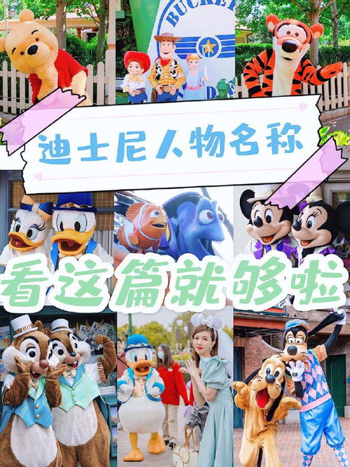 迪士尼人物名称大全除星黛露外你认识几个