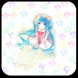 碎花动漫女孩91桌面主题壁纸美化版