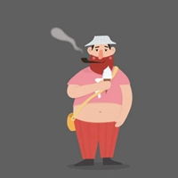 动漫微胖可爱头像男生