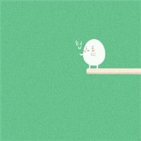 卡通版简约头像冷色调手绘一丝淡然淡弃我几曲情