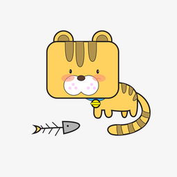 卡通梦幻奇幻的吃鱼的猫咪图片素材其他格式下载动漫人物大全