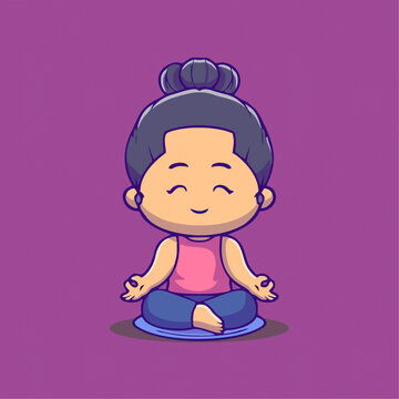 卡通女孩简笔画设计模板下载设计素材素材下的动漫卡通设计模板