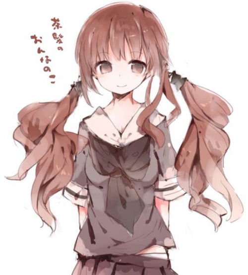 一个小女孩,扎这两个辫子,袖子卷起来的漫画人物图片