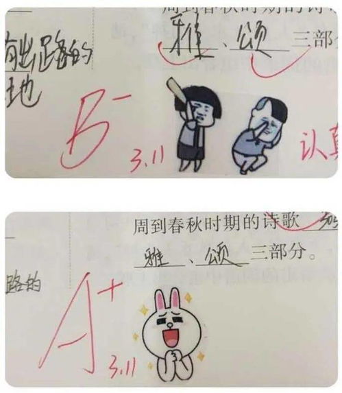图集现在老师批作业这么搞笑的吗