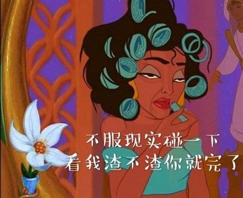 迪士尼公主表情包多图预警
