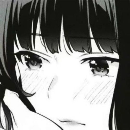 招桃花黑白动漫女生头像超可爱278
