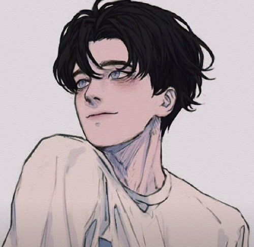 动漫男头我会很爱很爱你,请走近我