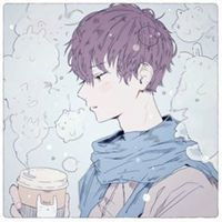 卡通男生头像手绘插画二次元