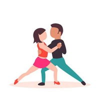 健身男女情侣头像卡通微信头像图片大全