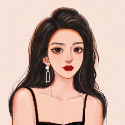 手绘高冷女头
