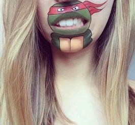 艺术家laurajenkinson的嘴巴艺术