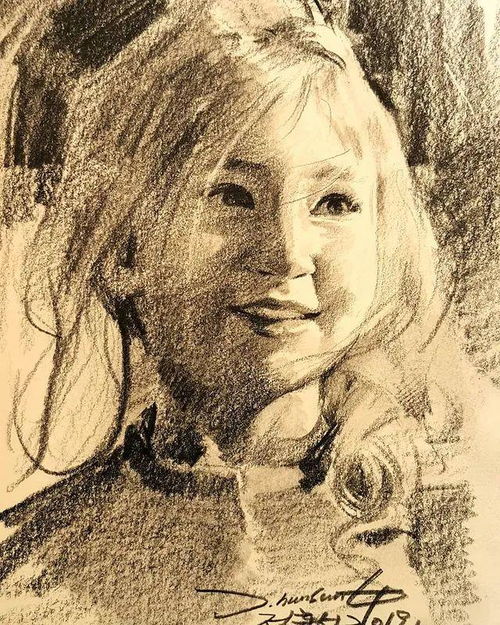 用木炭条画素描,笔触大刀阔斧,调子666,画完它们,秒过艺考