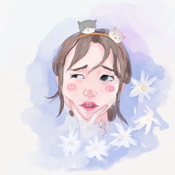 水彩美女手绘png图图片素材其他格式下载动漫人物大全