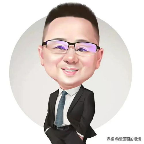 换个新头像吧,适合成功男士复工用的卡通大头漫画头像,彰显个性