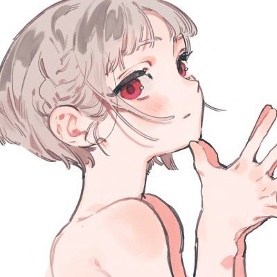 一组超可爱的手绘优质动漫女生头像