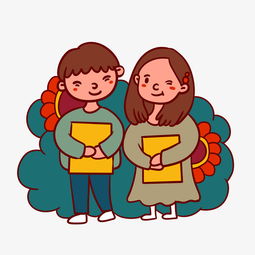 手绘卡通矢量学生好好学习图片素材其他格式下载动漫人物大全