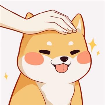 柴犬卡通头像魔性笑容热门2020只要你需要我就在这里